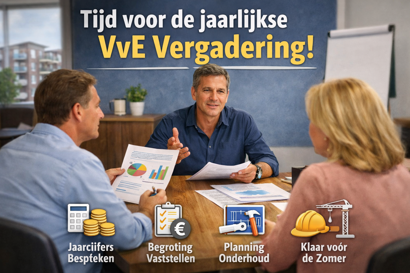 Het is weer de periode voor de jaarlijkse VvE vergadering!
